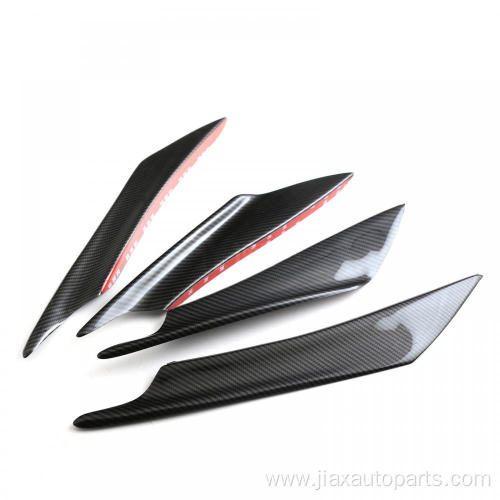 Carbon fibre front bumper spoiler combat wind knife